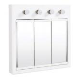 Design House Concord 30 inch Medicine Cabinet in White Gloss