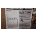 Design House Concord 30 inch Medicine Cabinet in White Gloss