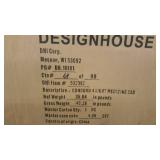 Design House Concord 30 inch Medicine Cabinet in White Gloss