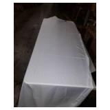 Sealskin Extra Long Hookless Shower Curtain 78 x 72 Inch Coloris Off-White Cotton