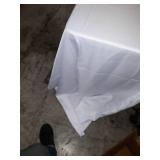 Sealskin Extra Long Hookless Shower Curtain 78 x 72 Inch Coloris Off-White Cotton