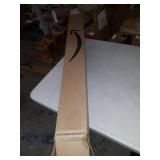 Kenney Rogers 5/8" Twist & Fit No Tools Tension Window Curtain Rod, 48-84", White