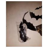 Decorative Scary Bats Wall Decal Wall Sticker, Halloween Eve Decor Home Window Decoration Set, 28 pcs, Black, Halloween Party $24.99