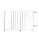Regalo Extra Tall and Wide 2-in-1 Stairway and Hallway Wall Mounted Baby Gate, Bonus Kit, Includes Banister and Wall Mounting Kit