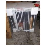 Regalo Extra Tall and Wide 2-in-1 Stairway and Hallway Wall Mounted Baby Gate, Bonus Kit, Includes Banister and Wall Mounting Kit