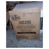 Regalo Extra Tall and Wide 2-in-1 Stairway and Hallway Wall Mounted Baby Gate, Bonus Kit, Includes Banister and Wall Mounting Kit