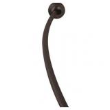 Zenna Home Never Rust Aluminum Tension Curved Shower Rod