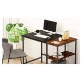 Homfio Office Desk Black