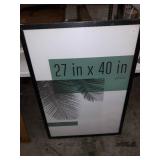 MCS Industries Studio Gallery Frames, 27x40 in, Black Woodgrain, 2 Count