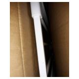 Munchkin Easy Close Pressure Mounted Baby Gate for Stairs, Hallways and Doors, Walk Through with Door, Metal, White