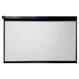 ProHT 84" Manual Projection Screen (05363), 16:9 Aspect Ratio, Pull Down Projector Screen, Matte White,Home Theater/Cinema /Presentation Platform,Suitable for HDTV/Sports/Movies/Presentations,Black