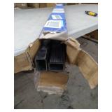 INNO IN-B137A Square Cross Bars for Rooftop Racking Systems - 54-Inch (1 Pair) (Black)