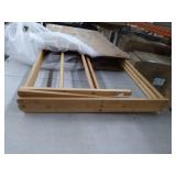 mDesign Tall Vertical Bamboo Foldable Laundry Drying Rack - Compact, Portable and Collapsible for Storage - Large Capacity for Laundry Room - Natural