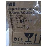 St.James Two Door Wall Cabinet White - Elegant Home Fashion