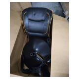 RESPAWN Fortnite Black Traditional Swivel Desk Chair Black with orange trim