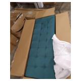 Christopher Knight Home Harper Fabric Storage Ottoman, Teal