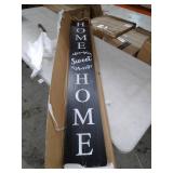 Outdoor Wooden Sign 57x7.5x75inch