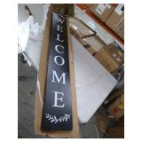 Outdoor Wooden Sign 57x7.5x75inch