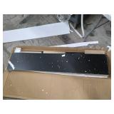 Hodedah HID25 BLACK Five Shelf Bookcase - Black