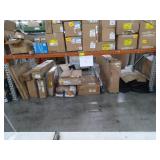 Baby gates ,Toddler Bed,Black metal chair, Tamper, ceiling storage unit, Folding tent, Fender flares and Black dependable cleaners bags