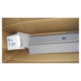 Chicology Gray Cordless Room Darkening Vinyl Mini Blind with 1 in. Slats 35 in. W x 36 in. L, Gray (Commercial Grade)