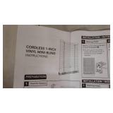 Chicology Gray Cordless Room Darkening Vinyl Mini Blind with 1 in. Slats 35 in. W x 36 in. L, Gray (Commercial Grade)