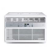 MIDEA MAW06R1BWT Window Air Conditioner 6000 BTU Easycool AC (Cooling, Dehumidifier and Fan Functions) for Rooms up to 250 Sq, ft. with Remote Control, 6,000, White
