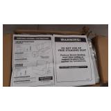 Wise Pontoon 36" Bench, Grey/Navy/Blue