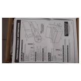 Wise Pontoon 36" Bench, Grey/Navy/Blue