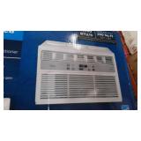 MIDEA MAW06R1BWT Window Air Conditioner 6000 BTU Easycool AC (Cooling, Dehumidifier and Fan Functions) for Rooms up to 250 Sq, ft. with Remote Control, 6,000, White