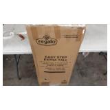 Regalo Extra Tall Easy Step Deluxe Platinum 41-Inch Walk Through Baby Gate, Pressure Mount with Included Extension Kit