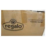 Regalo Extra Tall Easy Step Deluxe Platinum 41-Inch Walk Through Baby Gate, Pressure Mount with Included Extension Kit