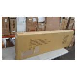 5 ft. Tall Double Cross Shoji Screen - Walnut (4 Panels) - Oriental Furniture