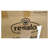 8Regalo Extra Tall Stairway and Hallway Walk Through Baby Gate, Black