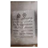 Amazon Basics Linen Style Bathroom Shower Curtain - Light Grey, 72 Inch