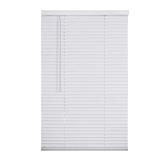 LOTUS & WINDOWARE 1" Cordless Vinyl Mini Blind, 22.5" x 36", White