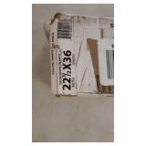 LOTUS & WINDOWARE 1" Cordless Vinyl Mini Blind, 22.5" x 36", White