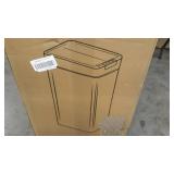 iTouchless - 18 Gallon Touchless Sensor Wings Lid Trash Can with Pet-Proof Lid and AbsorbX Odor Control, Stainless Steel Kitchen Bin - Silver