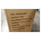 iTouchless - 18 Gallon Touchless Sensor Wings Lid Trash Can with Pet-Proof Lid and AbsorbX Odor Control, Stainless Steel Kitchen Bin - Silver