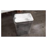 iTouchless - 18 Gallon Touchless Sensor Wings Lid Trash Can with Pet-Proof Lid and AbsorbX Odor Control, Stainless Steel Kitchen Bin - Silver