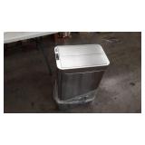 iTouchless - 18 Gallon Touchless Sensor Wings Lid Trash Can with Pet-Proof Lid and AbsorbX Odor Control, Stainless Steel Kitchen Bin - Silver