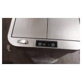 iTouchless - 18 Gallon Touchless Sensor Wings Lid Trash Can with Pet-Proof Lid and AbsorbX Odor Control, Stainless Steel Kitchen Bin - Silver