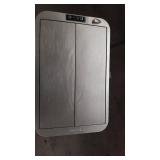 iTouchless - 18 Gallon Touchless Sensor Wings Lid Trash Can with Pet-Proof Lid and AbsorbX Odor Control, Stainless Steel Kitchen Bin - Silver