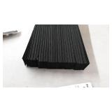 Original Blackout Pleated Paper Shade Black, 6 Pack
