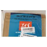 2" Cordless Faux Wood Blind 30.5" W x 64" H, Inside Mount