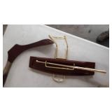 StorageMaid Clothes Valet with Mirror Beautiful Solid Mahogany Hardwood Wardrobe Stand for Clothes with Trouser Bar, Jacket Hanger, Tray Organizer, Tie & Belt Hook and Shoe Rack