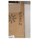 Zinus Annemarie Solid Wood Bed Support Slats / Fabric-Covered / Bunkie Full