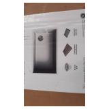 KRAUS Bellucci White Granite Composite 32 in. Single Bowl Undermount Workstation Kitchen Sink with Accessories