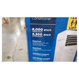 Midea MAP08R1CWT 3-in-1 Portable Air Conditioner, Dehumidifier, Fan