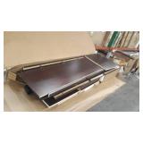 Ameriwood Home TV Stand w/ Fireplace Insert Space (Fireplace not Included)